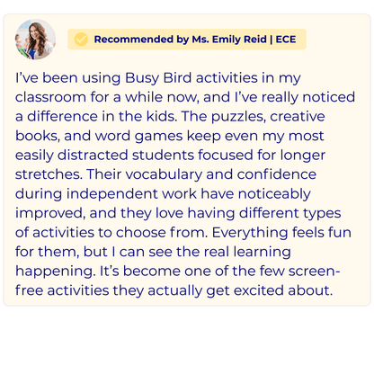 Busy Bird Gift Box (Ages 4 - 10)
