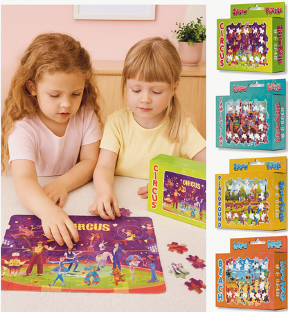 60-Piece Puzzles - Real Life Themes